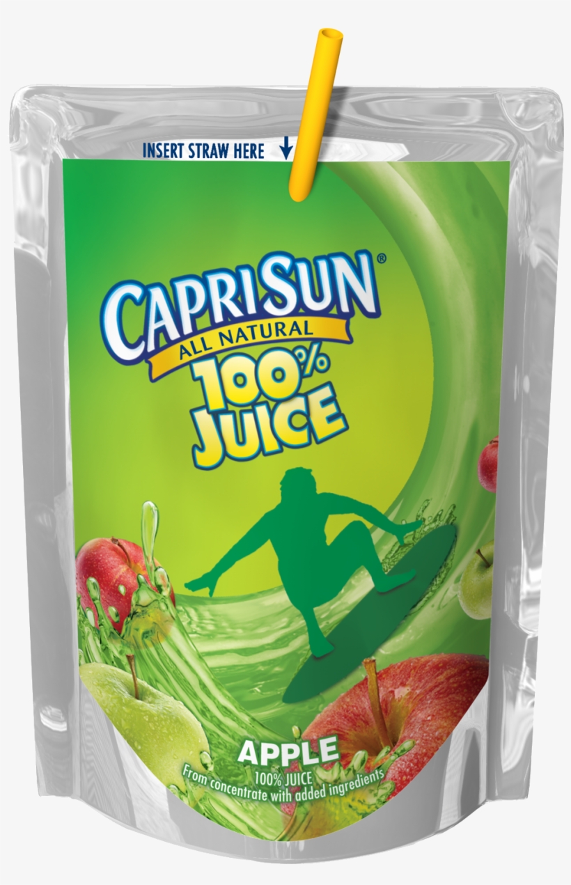 Apple Juice Png Download - Capri Sun 100% Juice Apple, transparent png #1839205