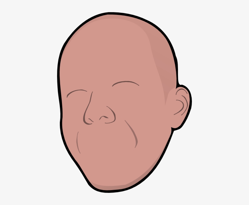Image Royalty Free Without Face Clip Art At Clker Com - Bald Head Clip Art, transparent png #1839312