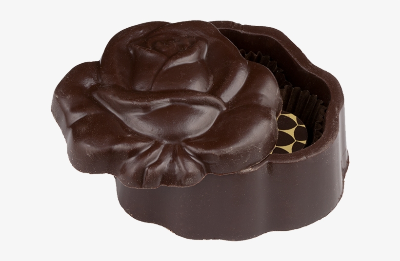 Chocolate Rose Box, Snowflake Box - Chocolate, transparent png #1839329