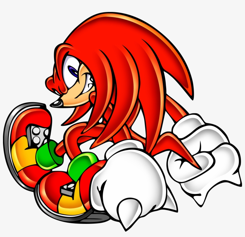 Knuckles 4 - Sonic Adventure Knuckles, transparent png #1839593