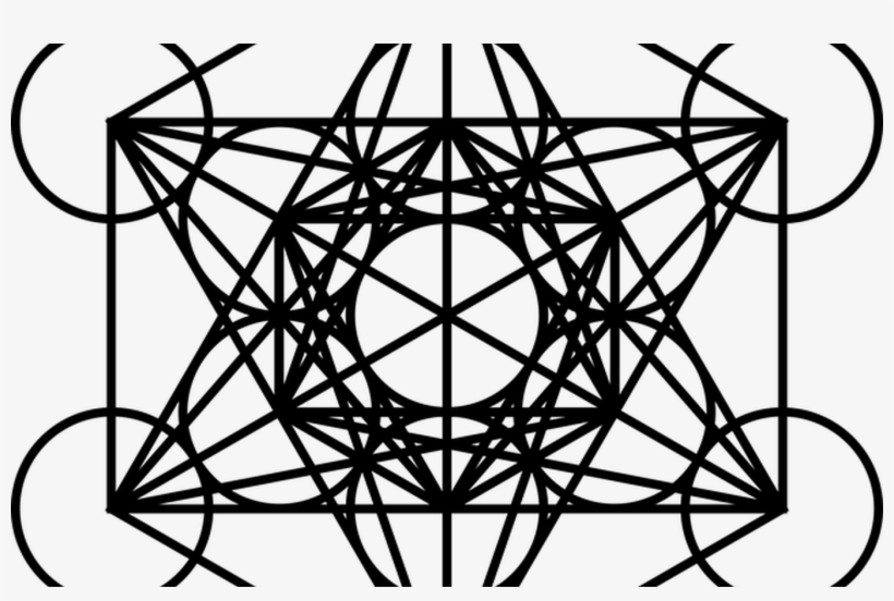 Free Vector Graphic - Metatron's Cube Flag, transparent png #1839703