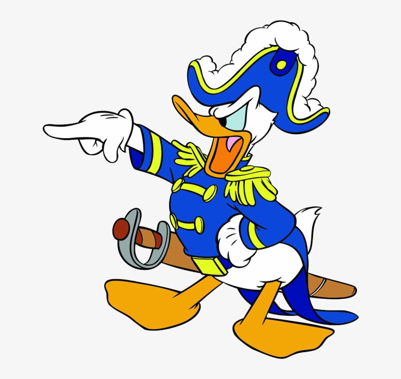 Duck Clipart - Transparent Background Donald Duck, transparent png #1839706