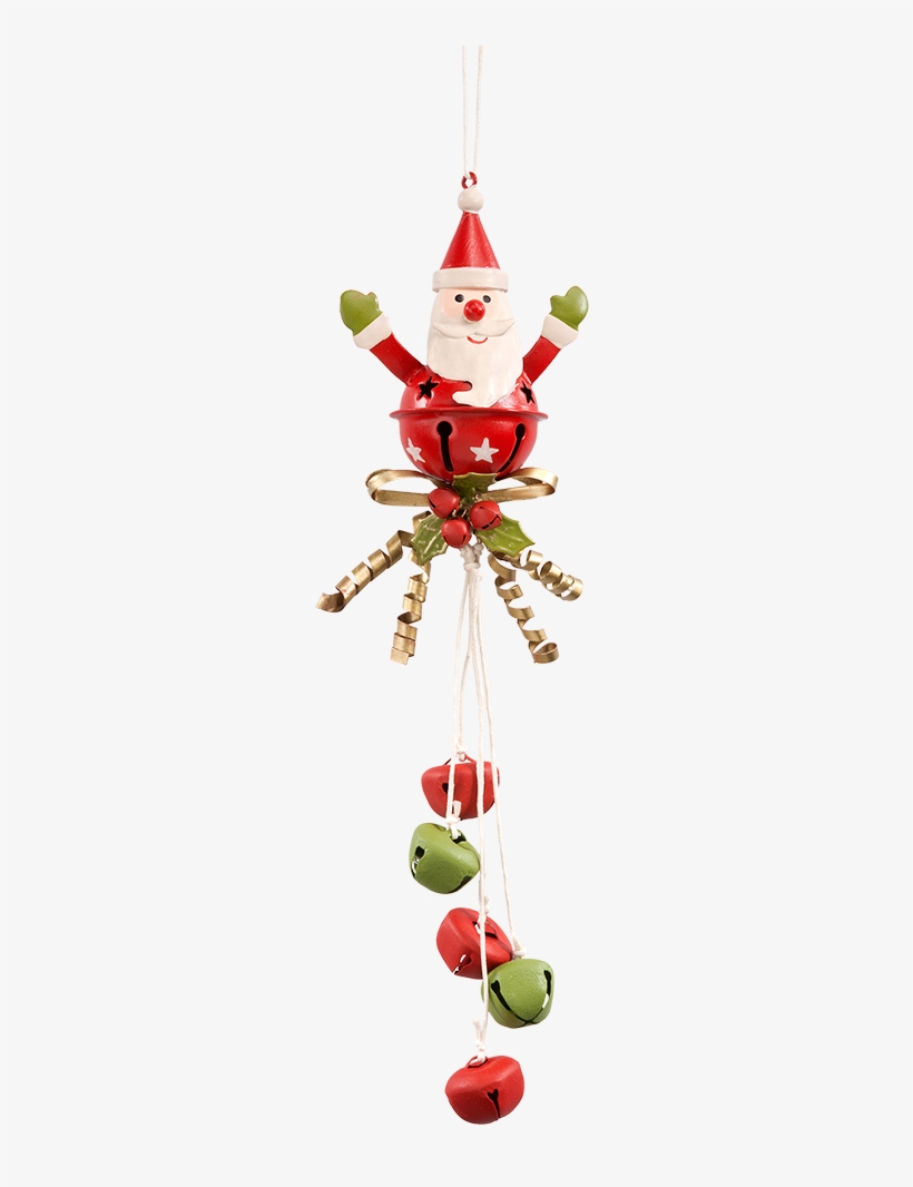 Santa With Jingle Bells - Santa Claus, transparent png #1839789