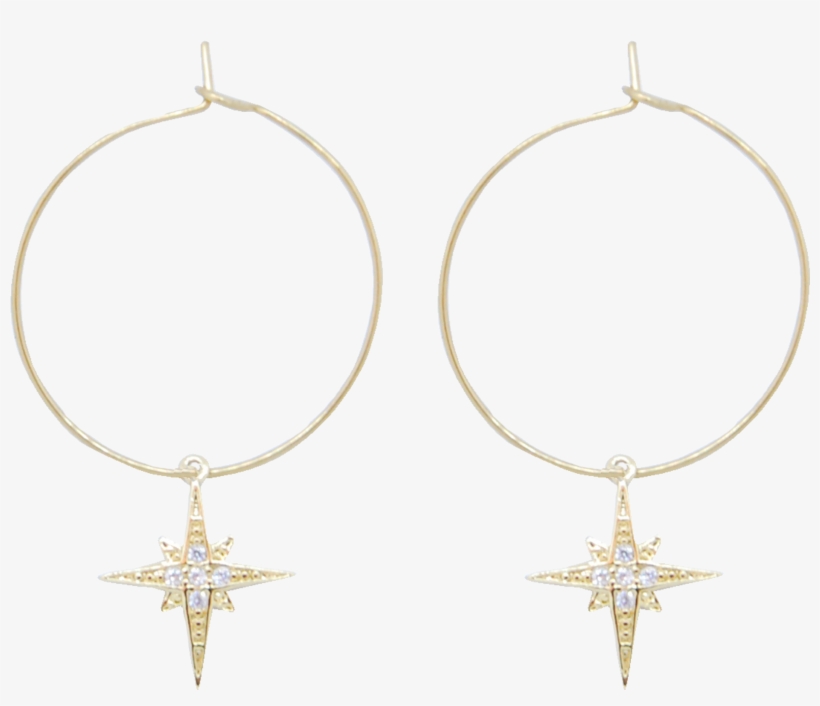 Starburst Gold - Earrings, transparent png #1839967