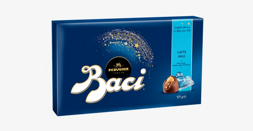 Baci Candy Box Perugina Milk - Perugina Baci Dark Chocolate, With Whole And Chopped, transparent png #1840378