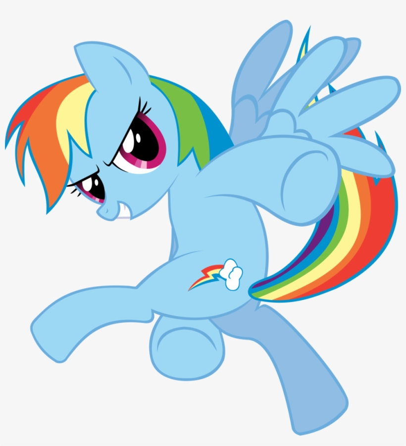Drewdini, Pose, Rainbow Dash, Safe, Simple Background, - My Little Pony: Friendship Is Magic, transparent png #1840461