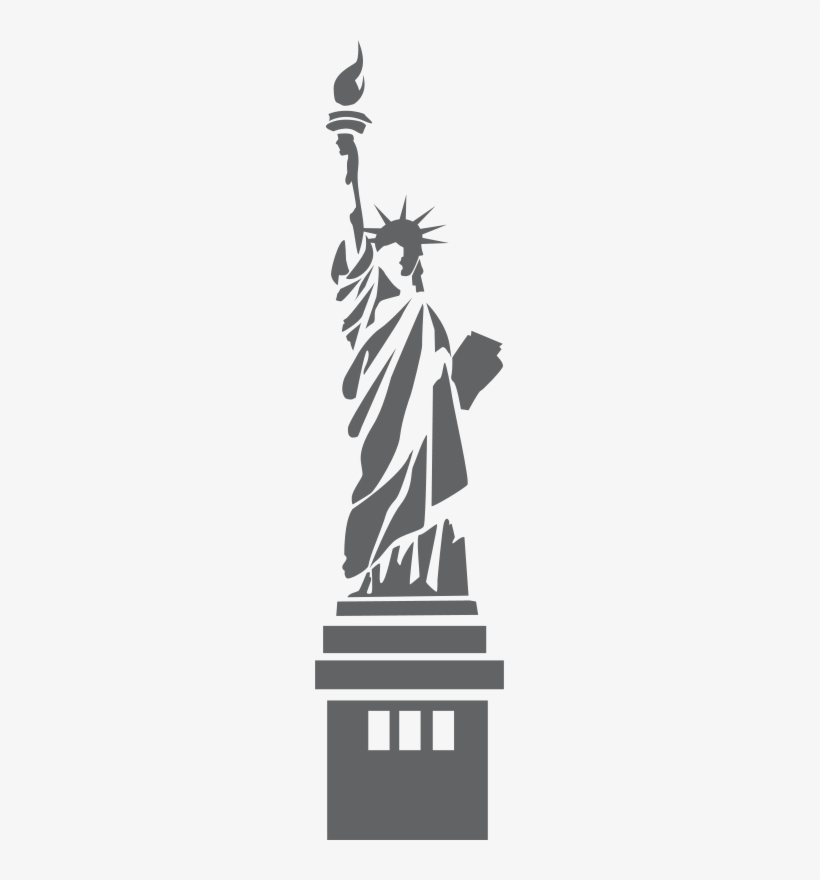 Free Statue Of Liberty Ny - Statue Of Liberty Drawing Small, transparent png #1840552