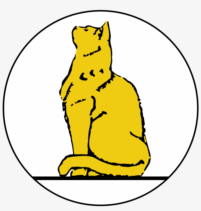 Blackline Cat Circle3, transparent png #1840717