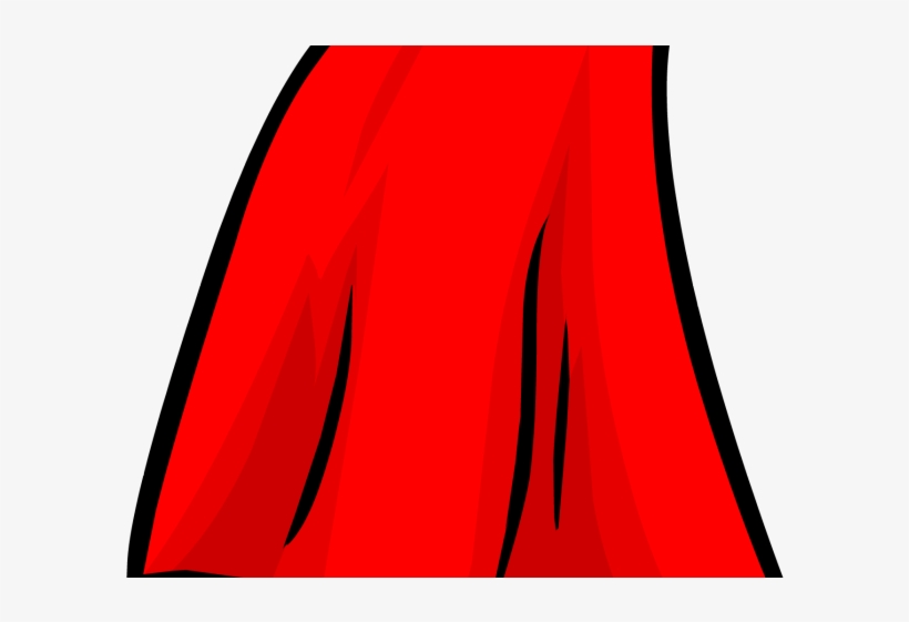 Hero Clipart Red Cape - Clip Art, transparent png #1840806