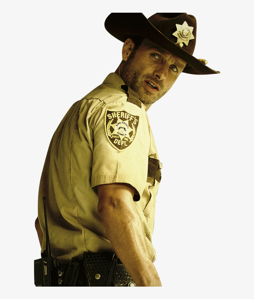 Png Rick - Sheriff Walking Dead Png, transparent png #1840962