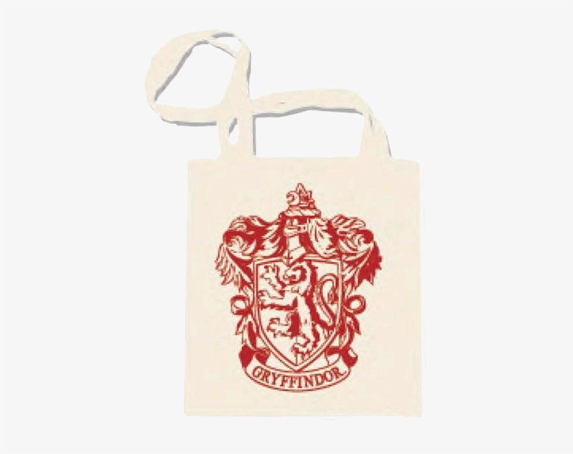 Harry Potter Gryffindor Crest One Colour Shopper - Gryffindor Tote Bag, transparent png #1841051