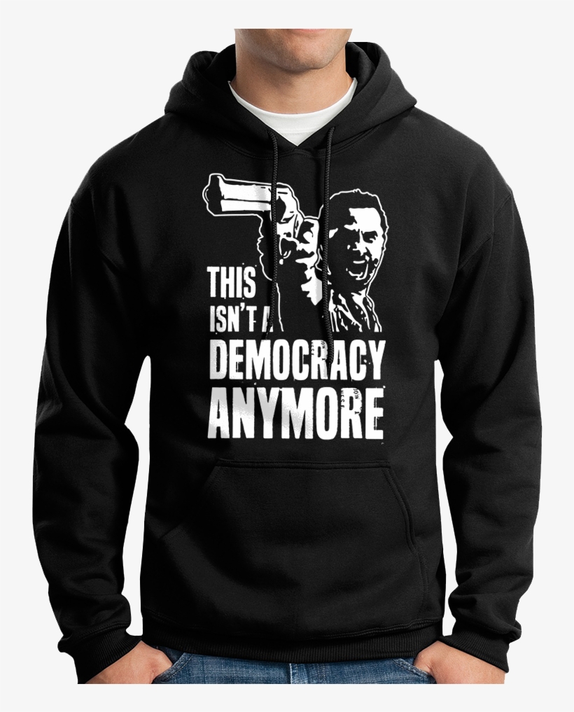 Rick Grimes "this Isn't A Democracy Anymore" The Walking - Free Tommy Robinson T Shirts, transparent png #1841098