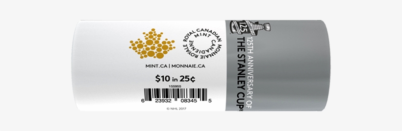 2017 25-cent 125th Anniversary Of The Stanley Cup® - Royal Canadian Mint, transparent png #1841321