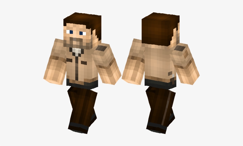 Character Of The Walking Dead - Skin Minecraft The Walking Dead, transparent png #1841535