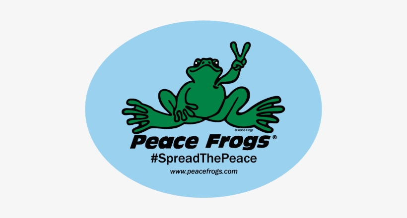 Peace Frogs Spread The Peace Sticker Sheet - Peace Frog, transparent png #1841640