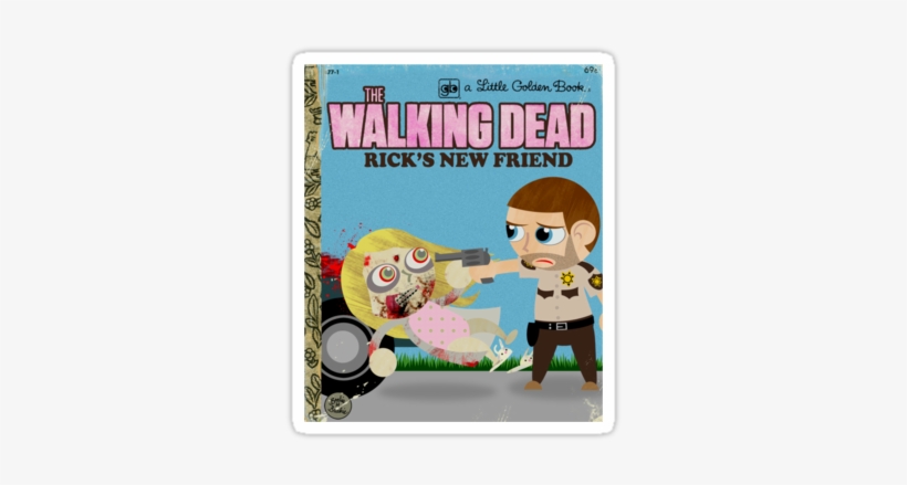 Zombie - Walking Dead Book Golden Little, transparent png #1841695