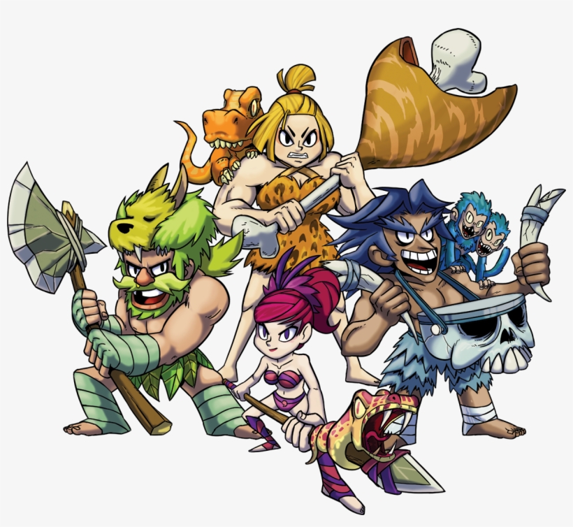 Click To Enlarge Image Cavemanwarriors Characters - Caveman Warriors Characters, transparent png #1841863