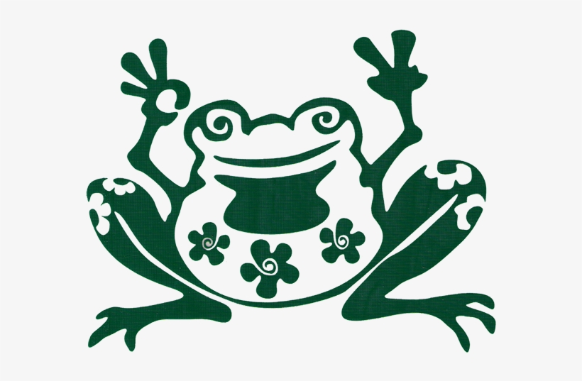 Frog With Peace Sign Logo Clipart Library - Peace Frog Png, transparent png #1841943