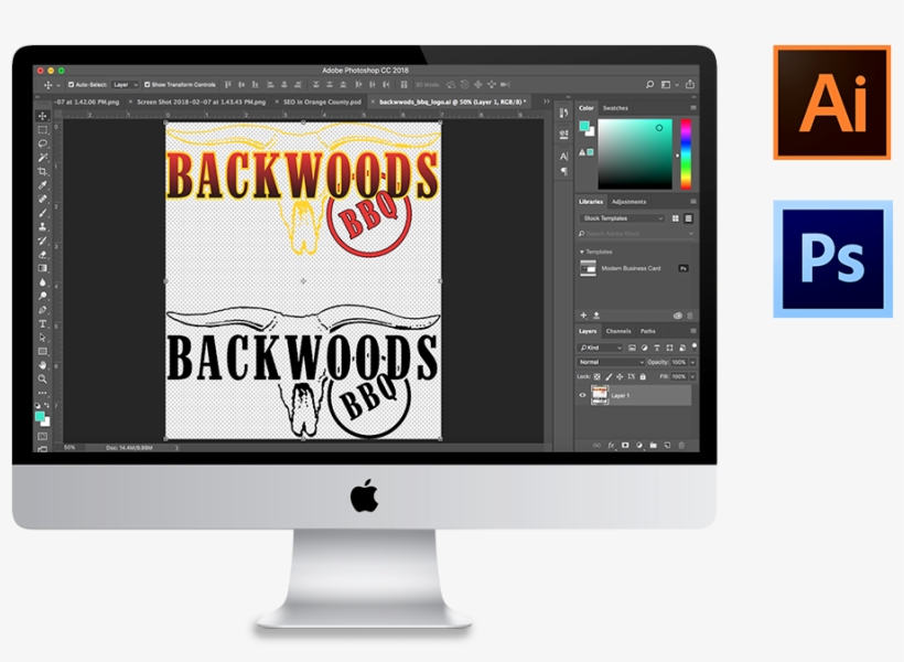 Logo Design Corona - Computer Monitor, transparent png #1842109