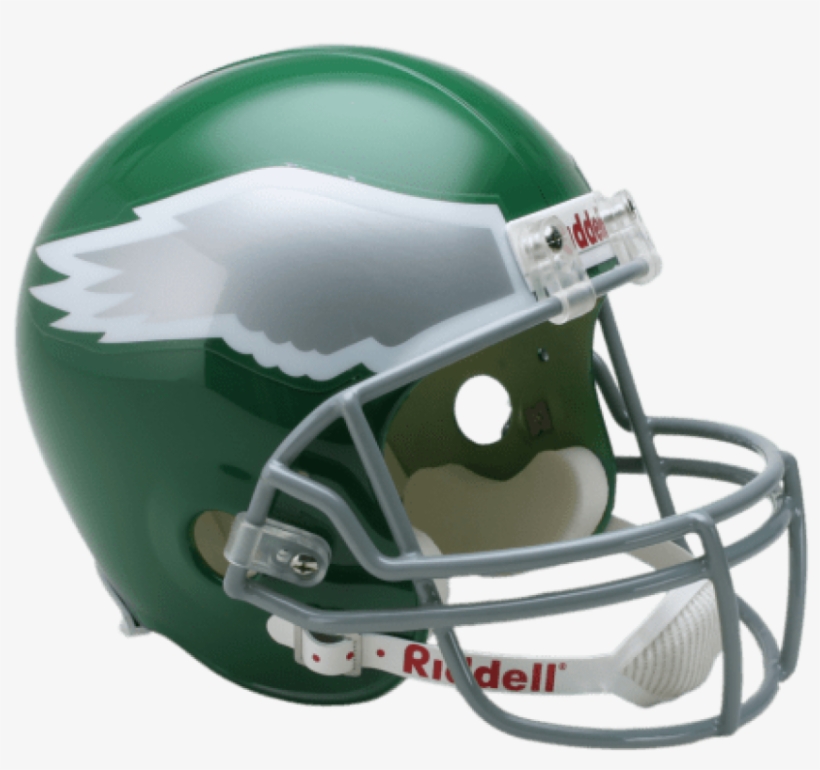 Philadelphia Eagles Throwback 1974 To 1995 Full Size - Philadelphia Eagles Helmets, transparent png #1842275