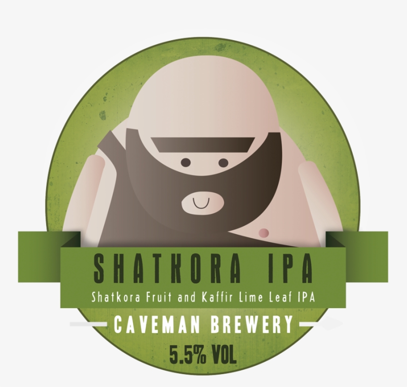 Caveman Keglabel 2016 Shatkoraipa - Caveman Brewery Beers, transparent png #1842309