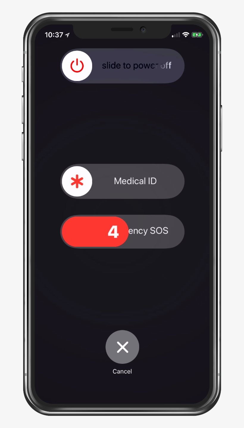 How To Use Emergency Sos On Your Iphone To Quickly - Iphone Sos, transparent png #1842509