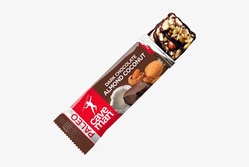 Caveman Foods Dark, Chocolate Almond Coconut - 1.4, transparent png #1842514