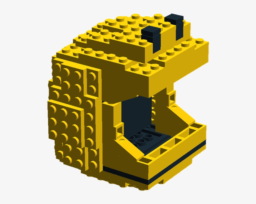 Pac Man-pixels - Lego Pacman Pixels, transparent png #1842584
