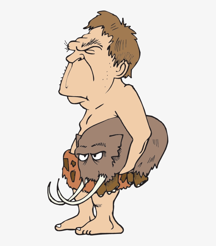 Caveman - Mammoth Evolution, transparent png #1842750