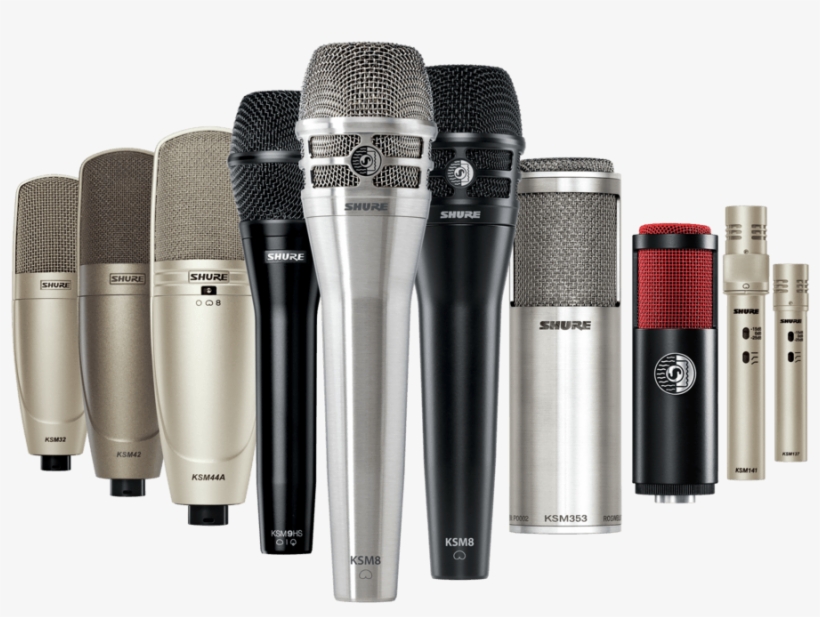Shure Ksm8 Dualdyne Dynamic Handheld Mic - Nickel, transparent png #1842920