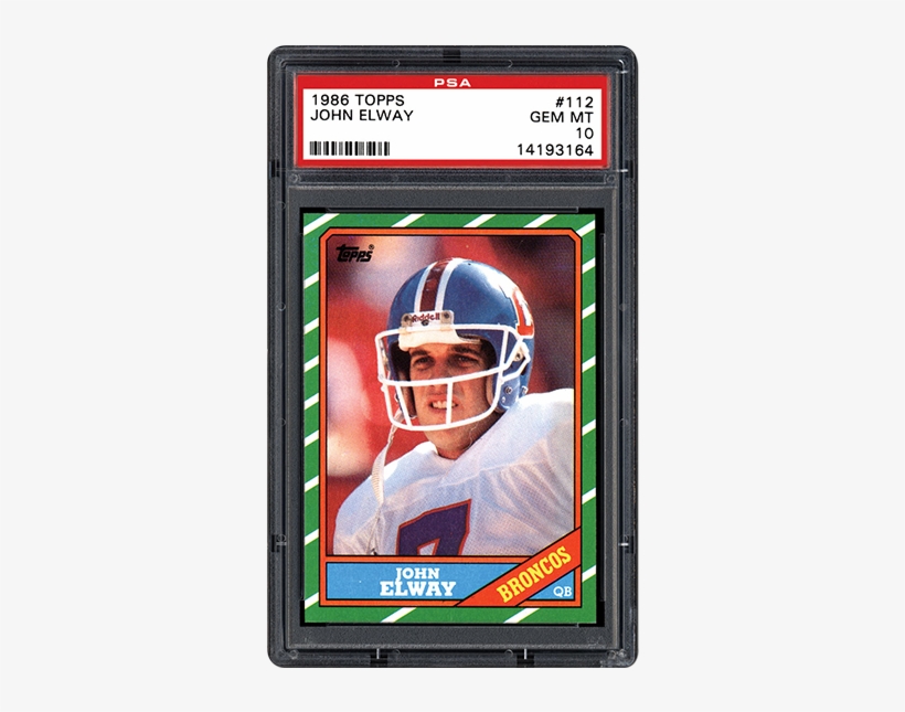 John Elway Trading Cards Collecting The "duke Of Denver" - 1986 Topps #112 John Elway Psa 10 Broncos, transparent png #1843238