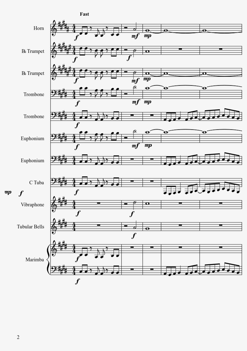 Resonance Sheet Music Composed By T - Soul Eater Resonance Trumpet Sheet Music, transparent png #1843328