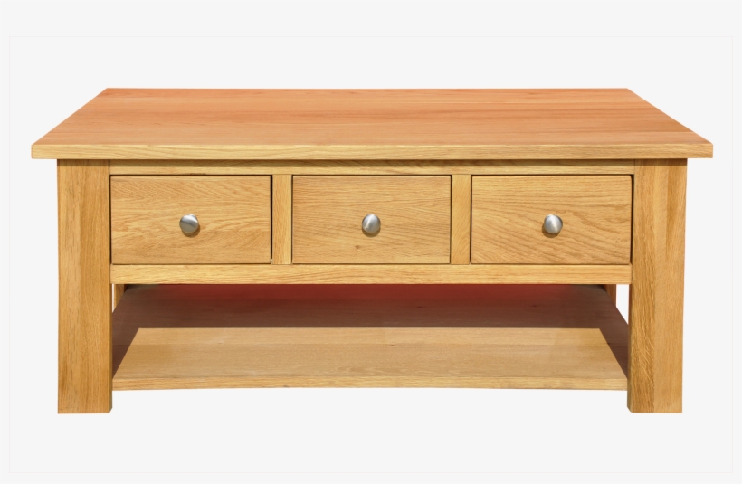 Coffee Table 3 Drawers - Product, transparent png #1843375