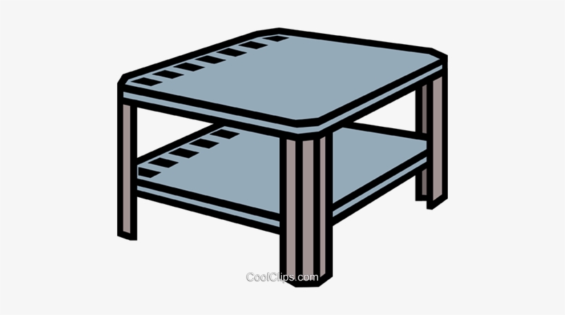 Coffee Table, End Table Royalty Free Vector Clip Art - Clipart Coffee Table, transparent png #1843723