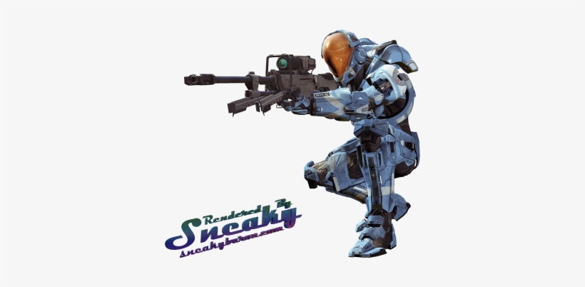 Halo 4 Spartan - Halo Spartans With Sniper, transparent png #1843930