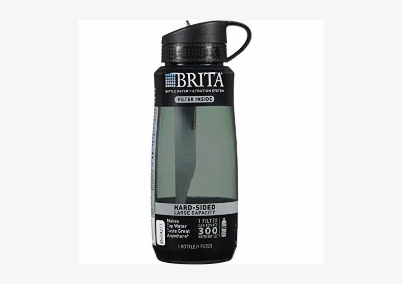 Auction - Brita - Hard Sided Water Filter Bottle White - 34 Oz., transparent png #1843957