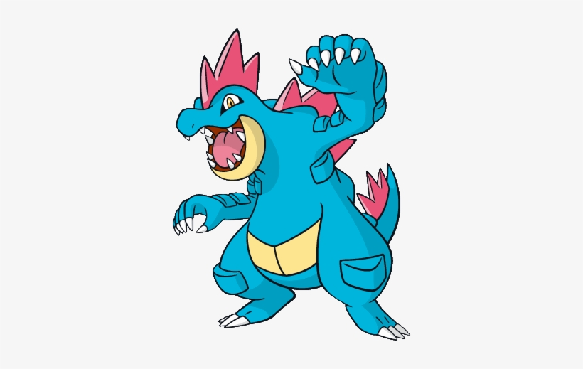 File - Feraligatr - Dream - Pokemon Feraligatr Dream, transparent png #1844004
