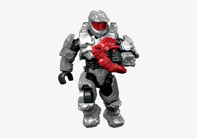 Halo Micro Action Figures Warrior Series Unsc Spartan - Mega Construx Spartan Vi, transparent png #1844030