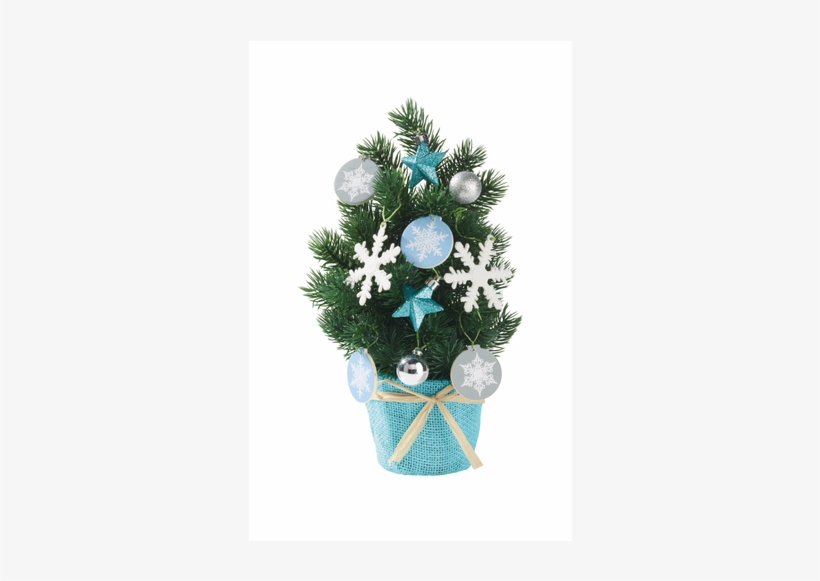 Mini Christmas Tree, Blue - Christmas Tree Lidl, transparent png #1844075