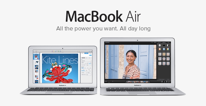 Apple Macbook Air Banner, transparent png #1844289