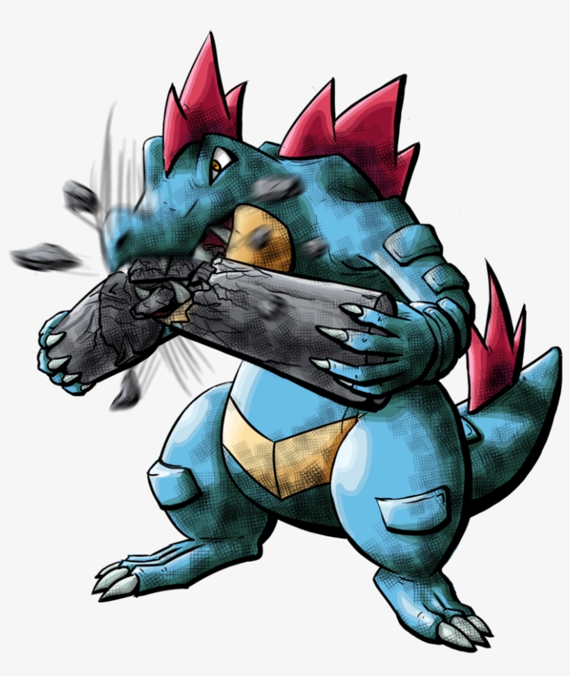 Feraligatr Crunch By Yggdrassal - Feraligatr, transparent png #1844310