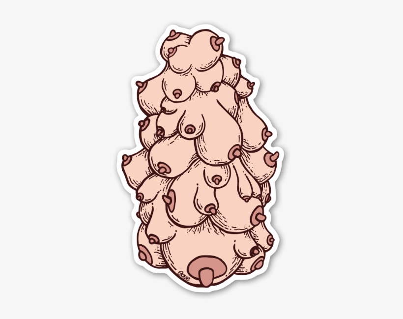 Boobs Invasion Sticker - Al-assad Family, transparent png #1844437