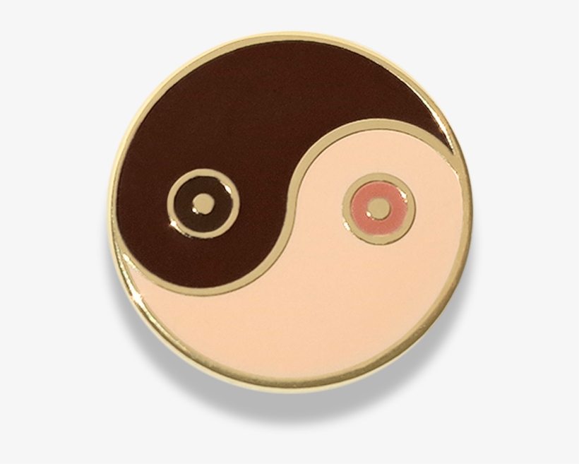"breast Friends" Lapel Pin, transparent png #1844882