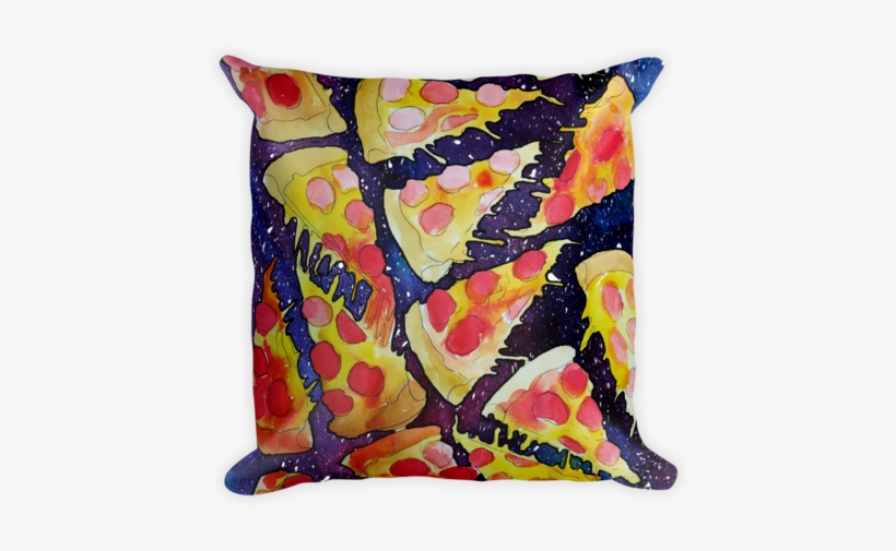 Cosmic Pizza Pillow - Pillow, transparent png #1845132