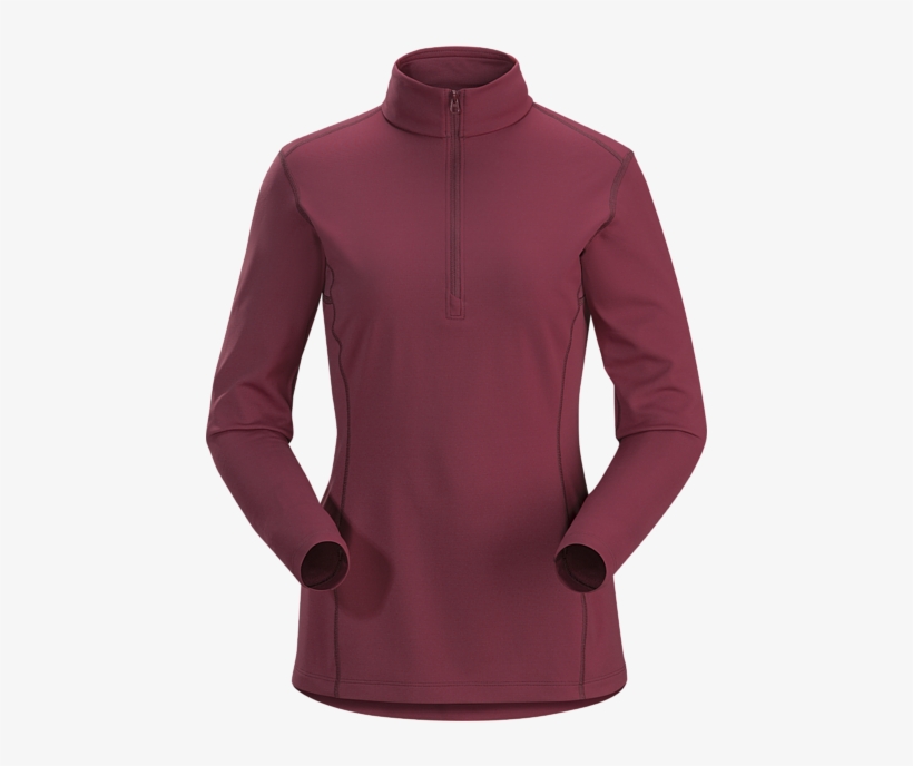 Midweight Phasic™ Base Layer Zip-neck Top For All Round - Arc'teryx Men's Phase Ar Zip Neck Ls, transparent png #1845211