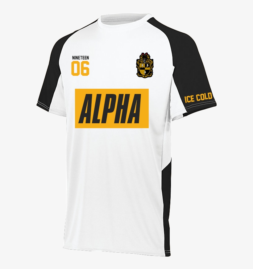 Alpha Phi Alpha Home Soccer Jersey - White Alpha Phi Alpha Shirt, transparent png #1845212