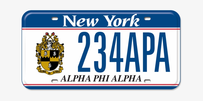 Alpha Phi Alpha Custom Plate - Alpha Phi Alpha Crest Sticker, transparent png #1845305