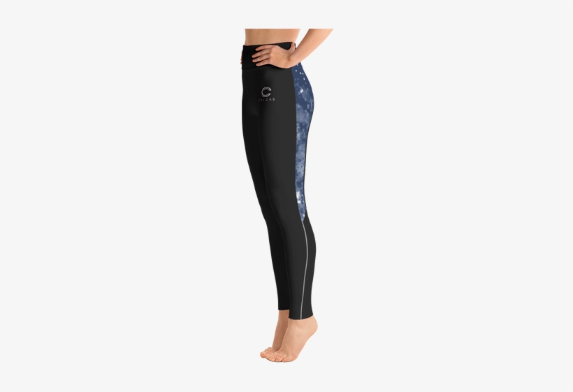 Watercolor Droplets Yoga Leggings - Body Under Construction Leggings, transparent png #1845368