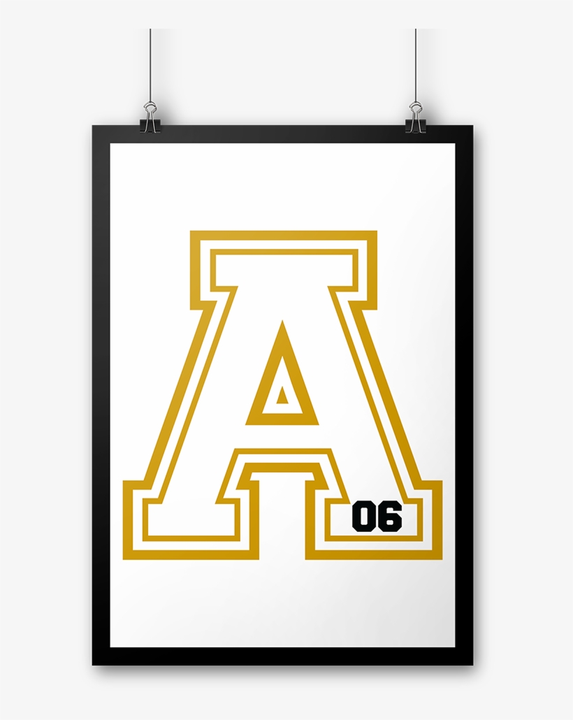 Alpha Phi Alpha Varsity Poster - Patches De La Letra, transparent png #1845391