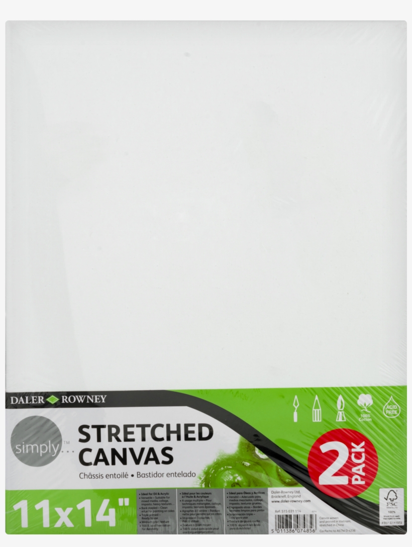 Daler-rowney Canvas Panels 28cm X 36cm 3 Pack, transparent png #1845654